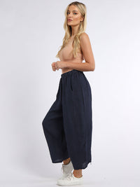 Zena - Linen Cocoon Pants -MADE IN ITALY Pant NZ LUMA