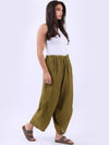 Zena - Linen Cocoon Pants -MADE IN ITALY Pant NZ LUMA