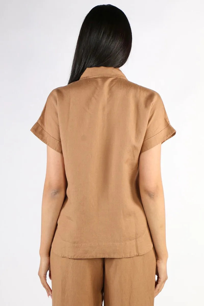 PING PONG - Remi Slouchy Cropped Shirt