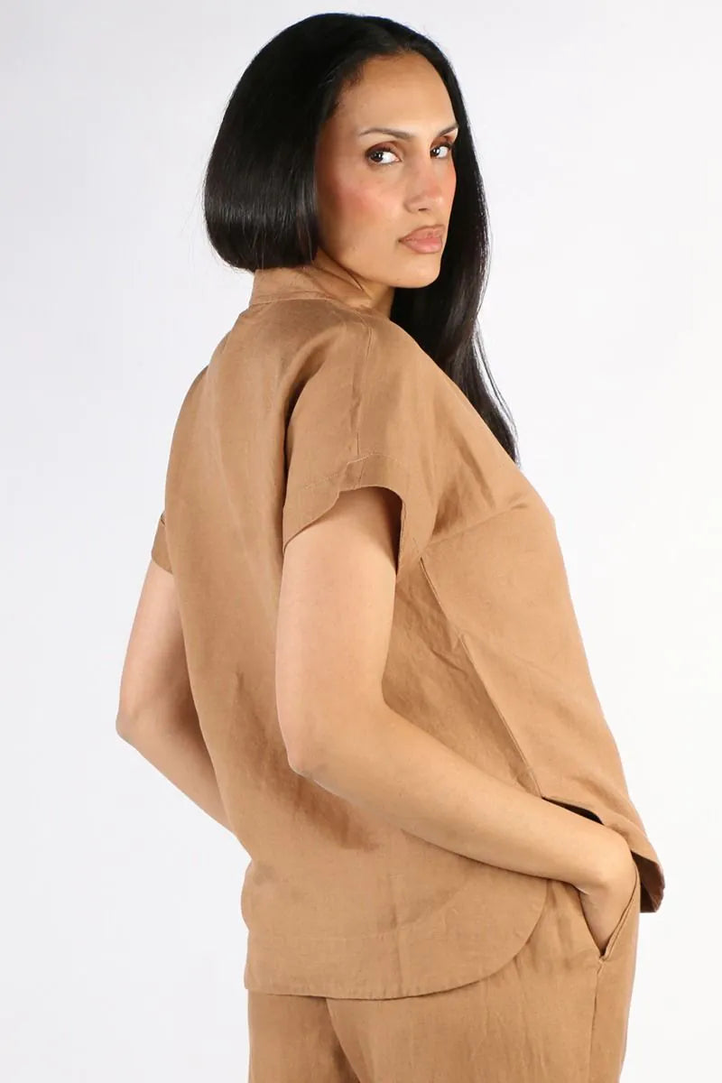PING PONG - Remi Slouchy Cropped Shirt