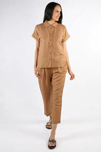 PING PONG - Remi Slouchy Cropped Shirt