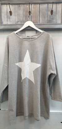 Fia - MADE IN ITALY Top One Size (18+) Grey Marle NZ LUMA
