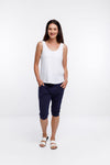 3/4 Apartment Pants Floral X - HOME-LEE Pant NZ LUMA 
