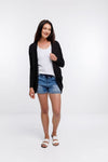 Batwing Cardi Floral Placement - HOME-LEE Jacket NZ LUMA 