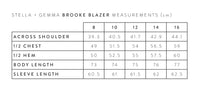 Brooke Blazer - STELLA + GEMMA Jacket NZ LUMA 