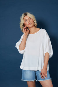 Candi Dasa Relaxed Top- ISLE OF MINE Top NZ LUMA