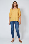 Candi Dasa Relaxed Top- ISLE OF MINE Top One Size Marigold NZ LUMA