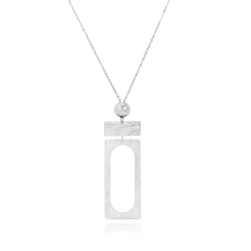 Carre Necklace - FABULEUX VOUS Accessories Silver NZ LUMA