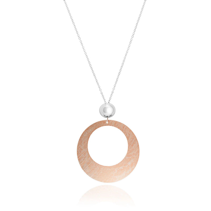 Circula Circle Necklace - FABULEUX VOUS Accessories Rose Gold NZ LUMA