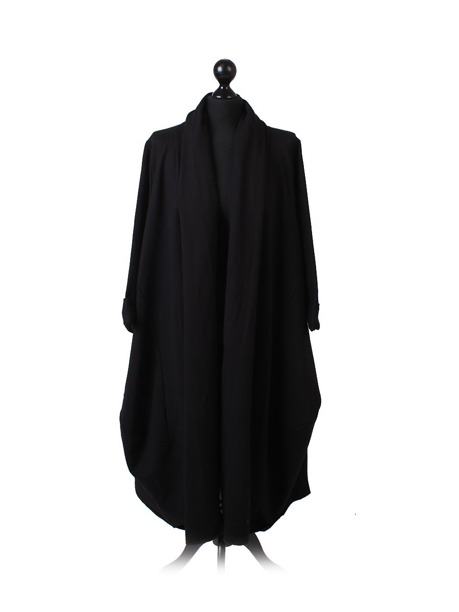 Zeta- MADE IN ITALY Jacket One Size Black NZ LUMA