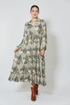 Coppola Maxi Dress - ISLE OF MINE Dress S/M M/L L/XL XS/S Evergreen NZ LUMA