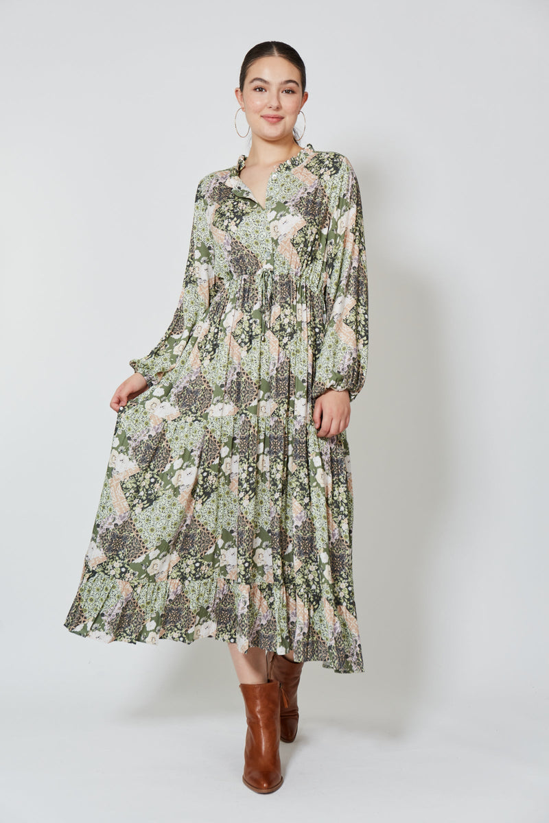 Coppola Maxi Dress - ISLE OF MINE Dress S/M M/L L/XL XS/S Evergreen NZ LUMA