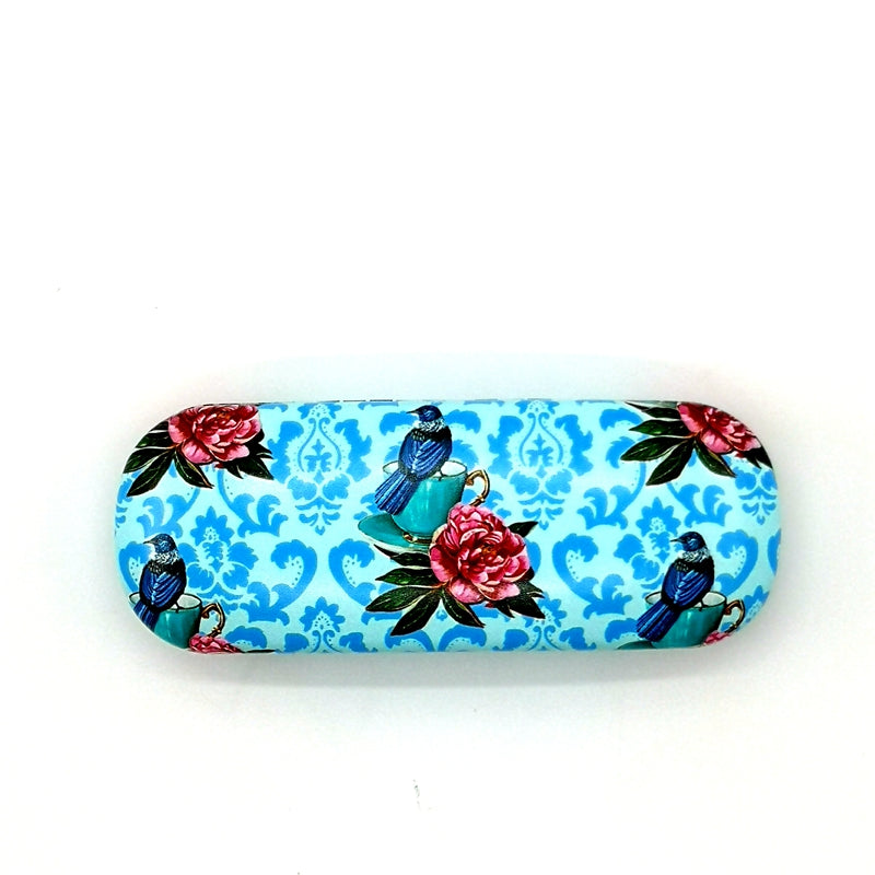 Glasses Case - Angie Denis Tui, Cup and Pink Flower - NZ ARTISTS COLLECTION Accessories NZ LUMA