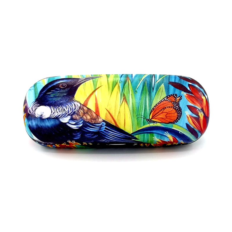 Glasses Case - Irina Velman Tui and Butterfly - NZ ARTISTS COLLECTION Accessories NZ LUMA