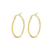 Hooplah Oval Earrings - FABULEUX VOUS Accessories Gold NZ LUMA
