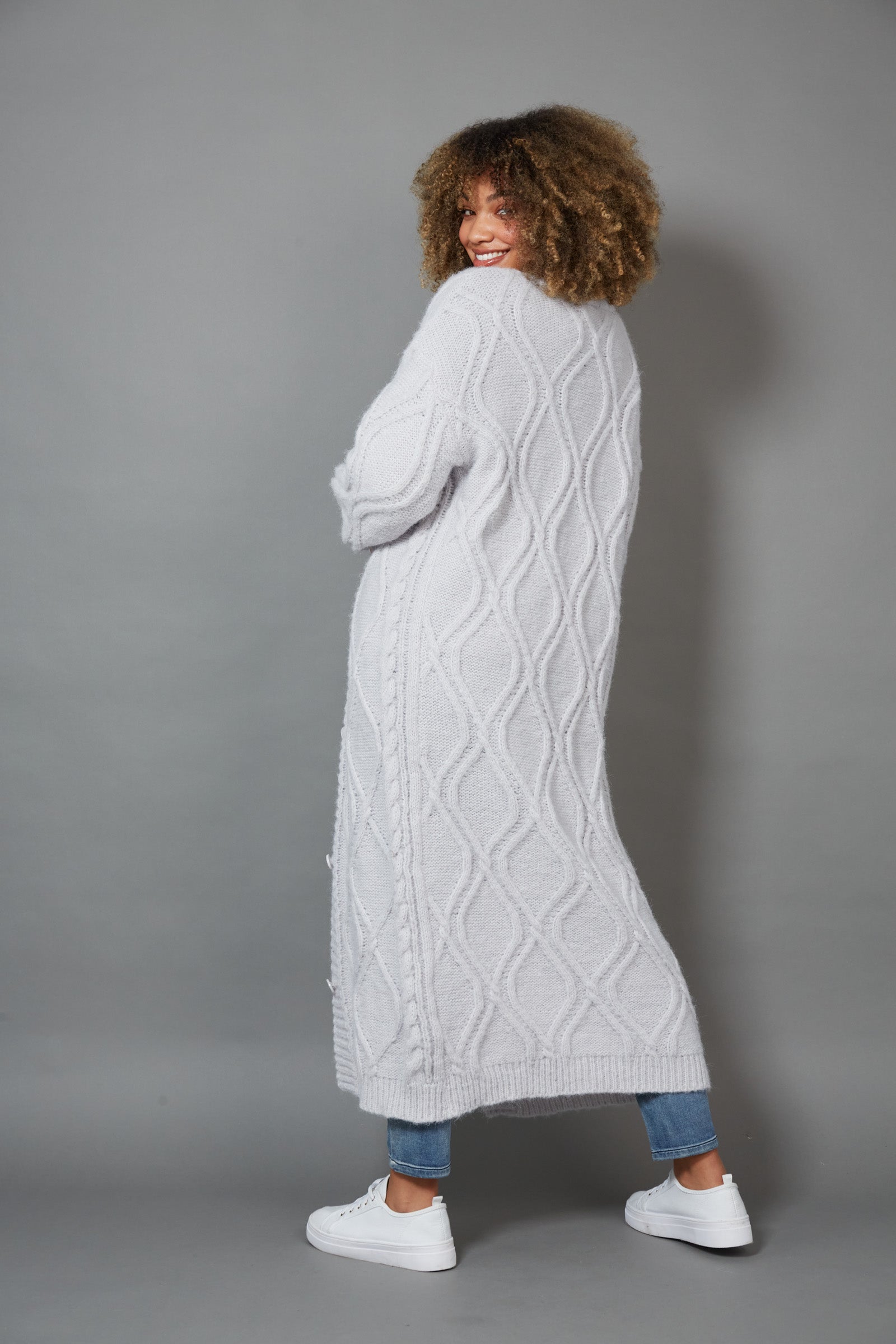 Howie Cable Cardigan - EB & IVE Top NZ LUMA