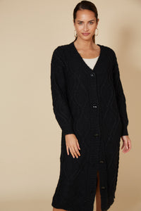 Howie Cable Cardigan - EB & IVE Top NZ LUMA