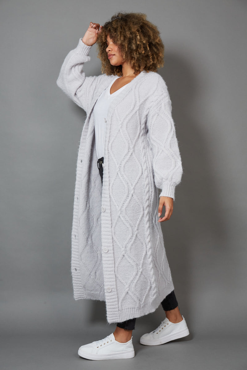 Howie Cable Cardigan - EB & IVE Top NZ LUMA
