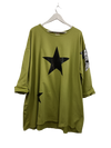 Starstruck Sweatshirt - MADE IN ITALY Top Lime Green NZ LUMA