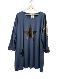 Starstruck Sweatshirt - MADE IN ITALY Top Denim NZ LUMA