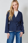 Ines Tie Cardigan - ISLE OF MINE Top NZ LUMA