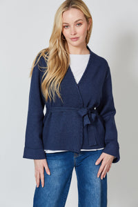 Ines Tie Cardigan - ISLE OF MINE Top NZ LUMA