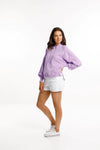Jojo Knit Violet - HOME-LEE Top NZ LUMA