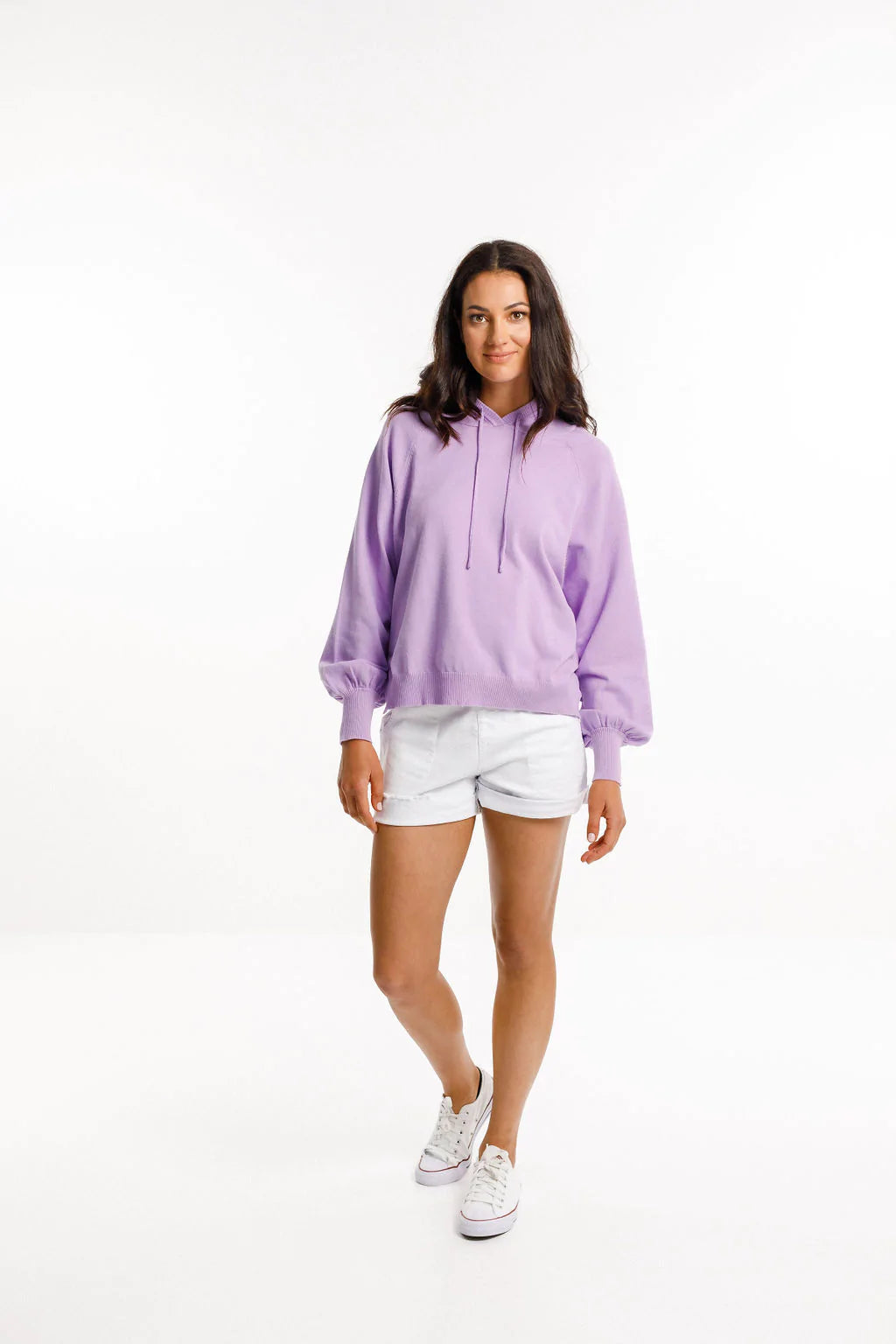 Jojo Knit Violet - HOME-LEE Top NZ LUMA