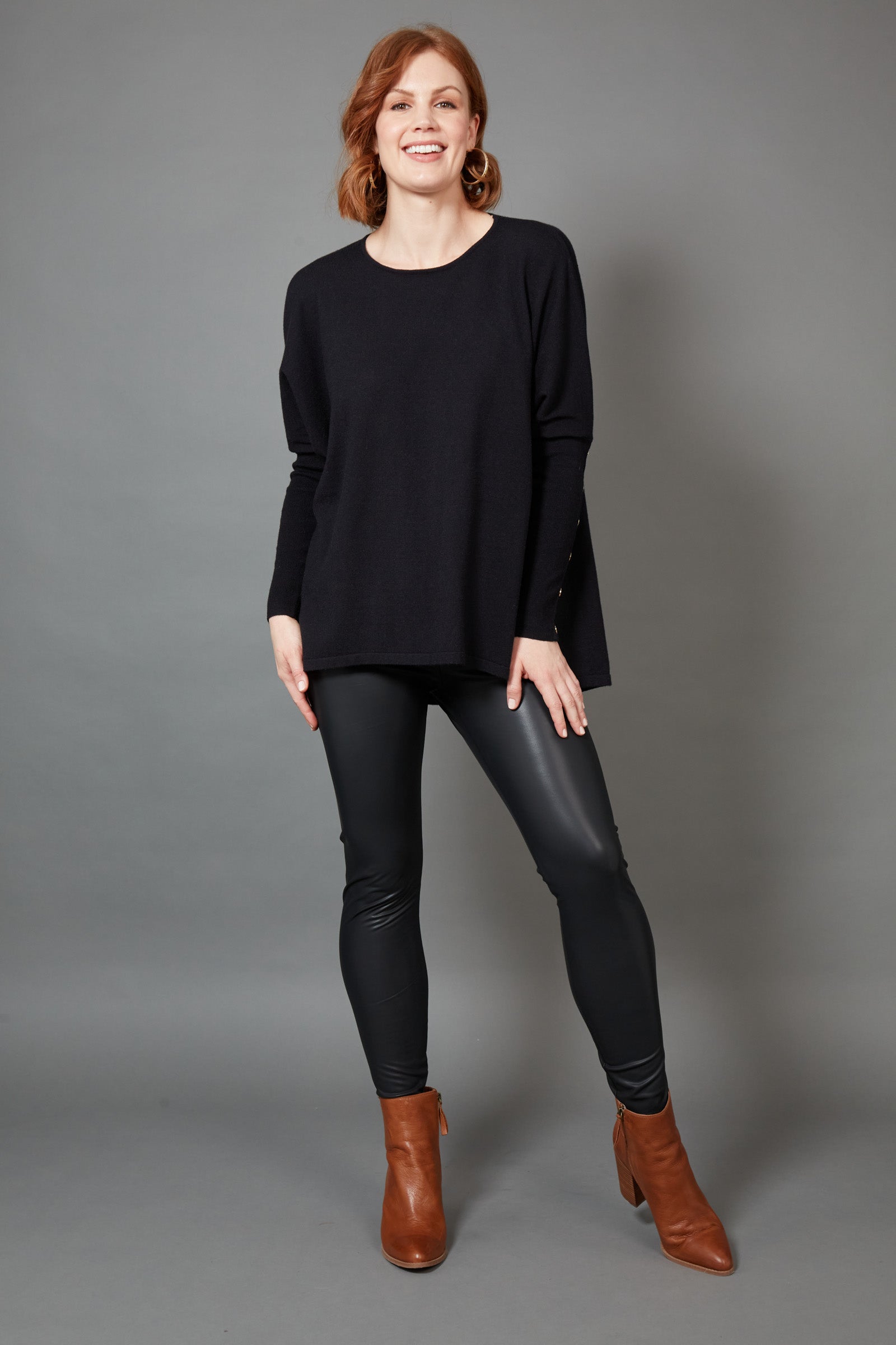 Kit Button Knit - EB & IVE Top NZ LUMA