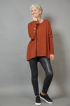 Kit Button Knit - EB & IVE Top One Size Cinnamon NZ LUMA