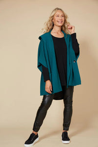 Kit Cape - EB & IVE Top One Size Teal NZ LUMA