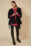 Klein Cape - EB & IVE Jacket One Size Ebony NZ LUMA