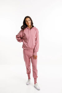 Knit Loungers Rose Bud - HOME LEE Pant 