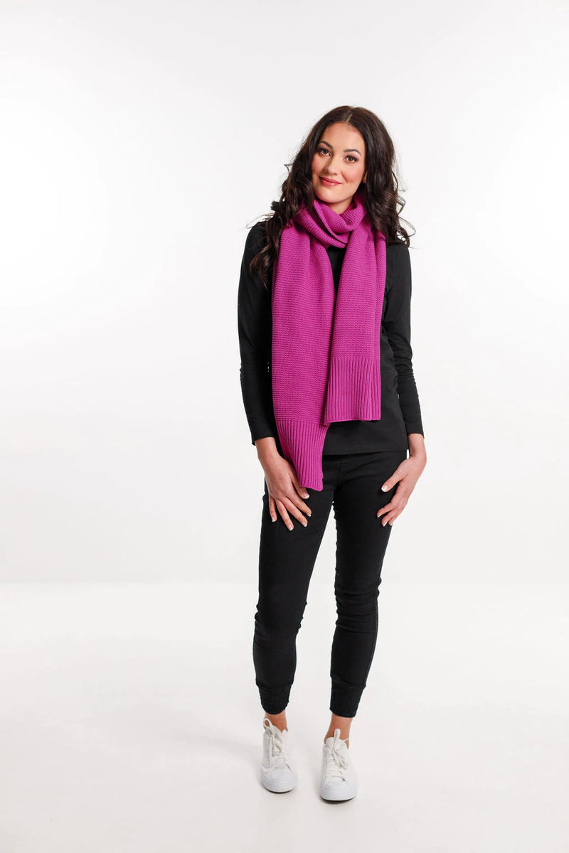 Knitted Scarf - HOME-LEE Accessories Ruby Rose NZ LUMA 