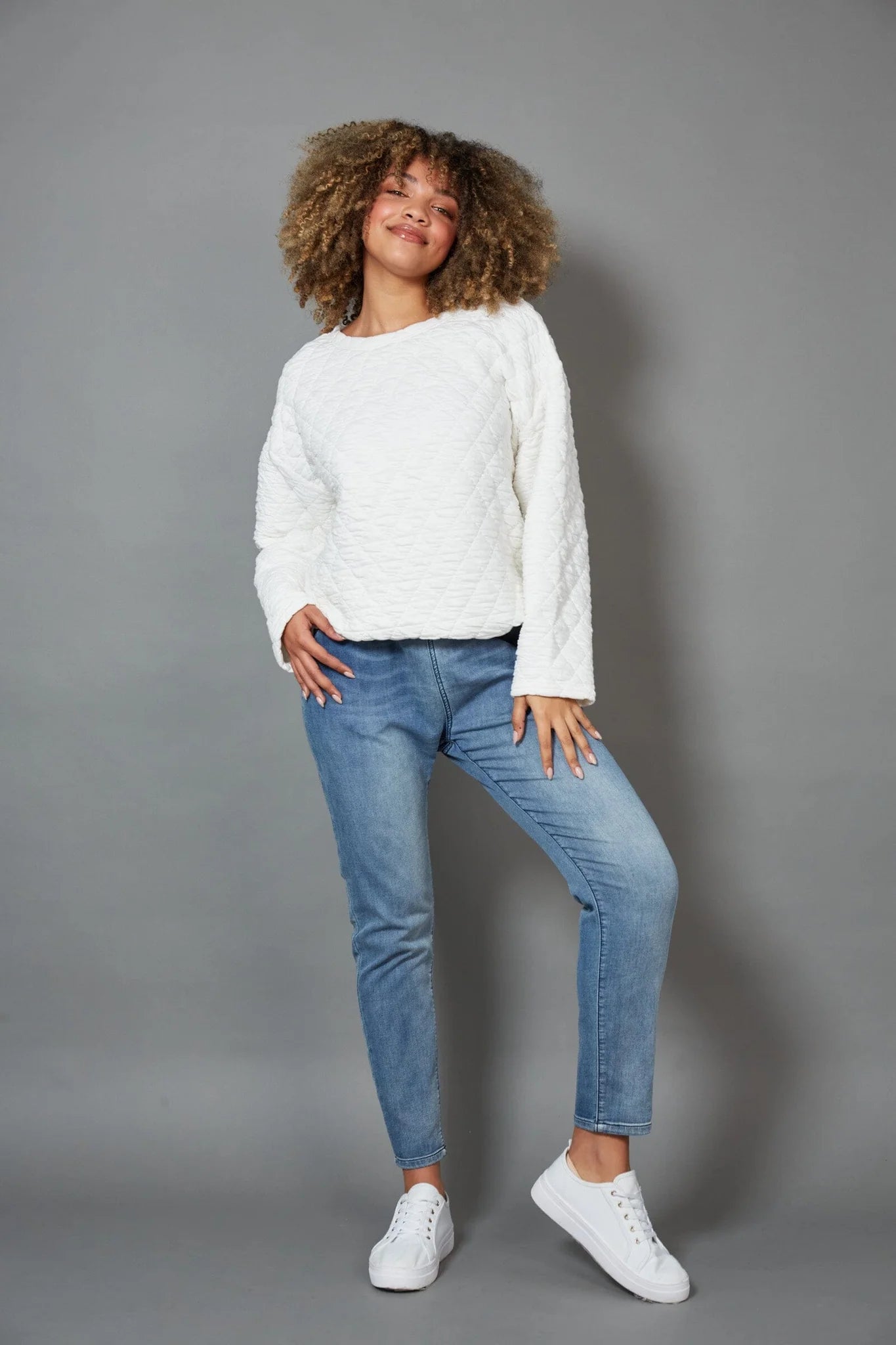 La Vida Relaxed Jumper - EB&IVE Top NZ LUMA