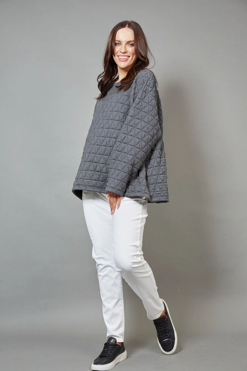 La Vida Relaxed Jumper - EB&IVE Top S/M M/L L/XL Fossil NZ LUMA