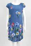 Luisa - MADE IN ITALY Dress One Size (8-14) Duck Blue NZ LUMA