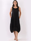Mia - MADE IN ITALY Dress One Size (8-12) One Size (14-18) Black NZ LUMA