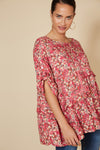 Milli Ruffle Top Floral - EB&IVE Top NZ LUMA