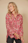 Milli Shirt Floral - EB&IVE Top One Size Rose Ditsy NZ LUMA