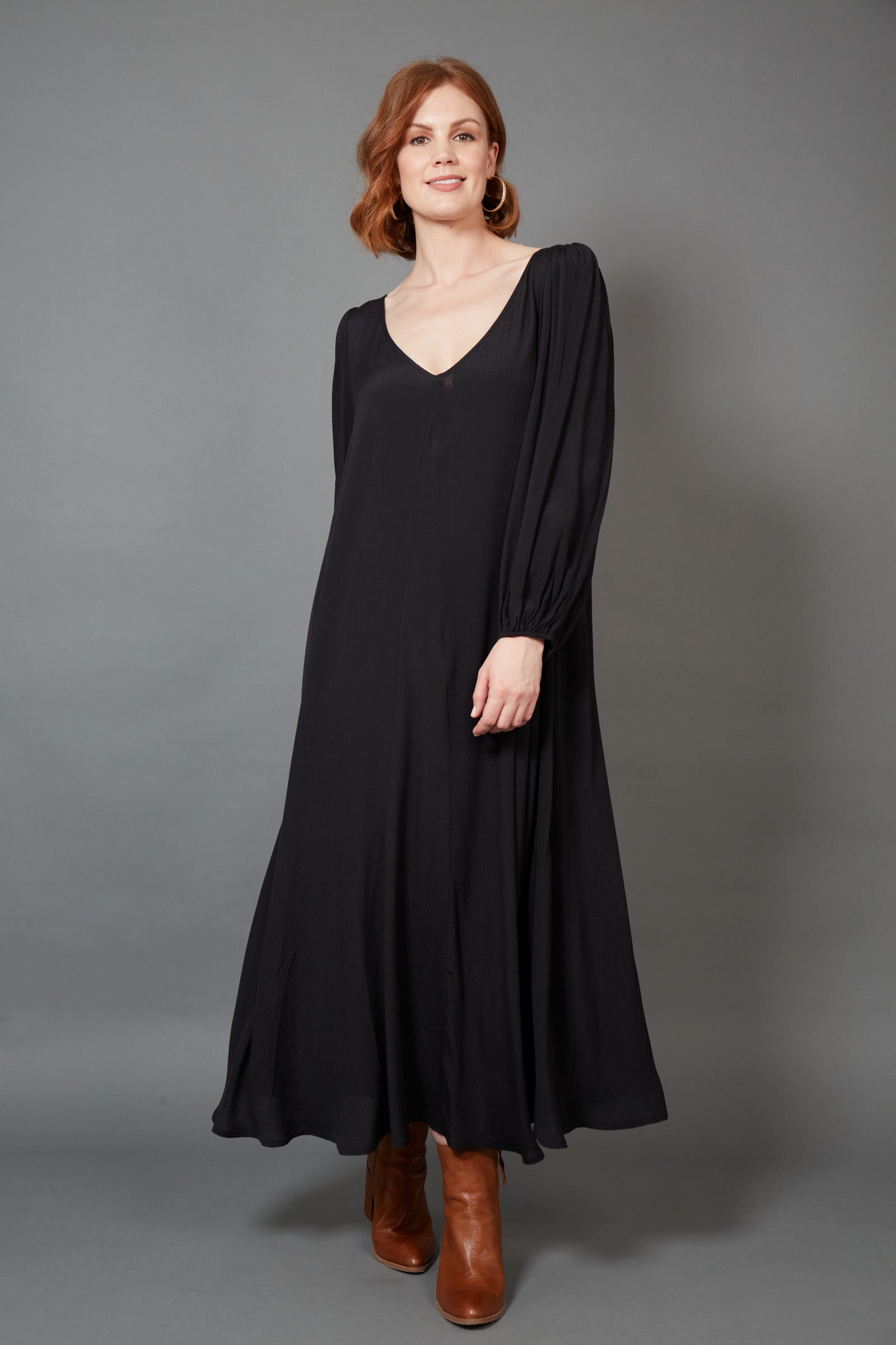 Millie Maxi - EB & IVE Dress One Size Ebony NZ LUMA
