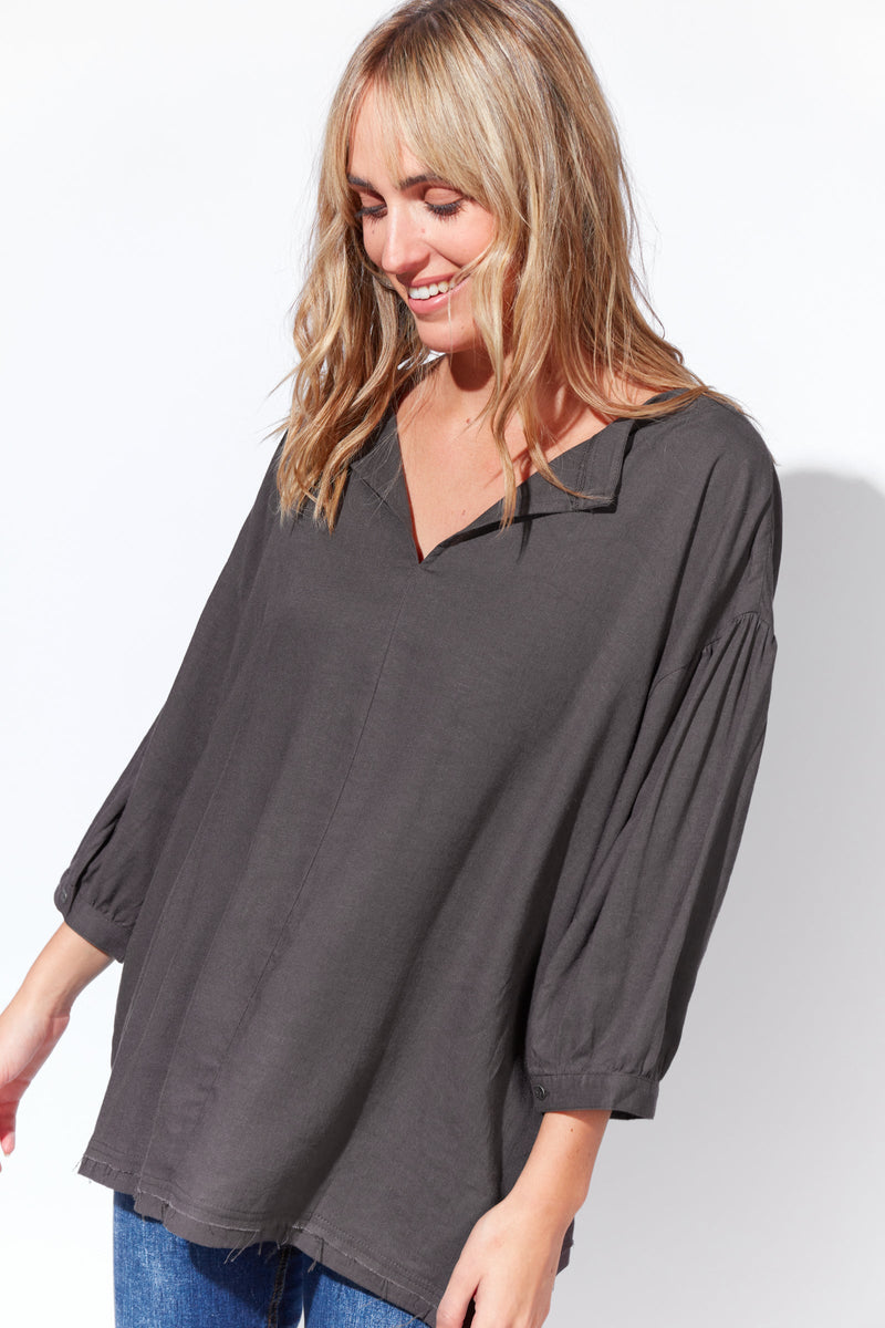 Mons Top- HAVEN Top XS/S S/M M/L L/XL Nickle NZ LUMA
