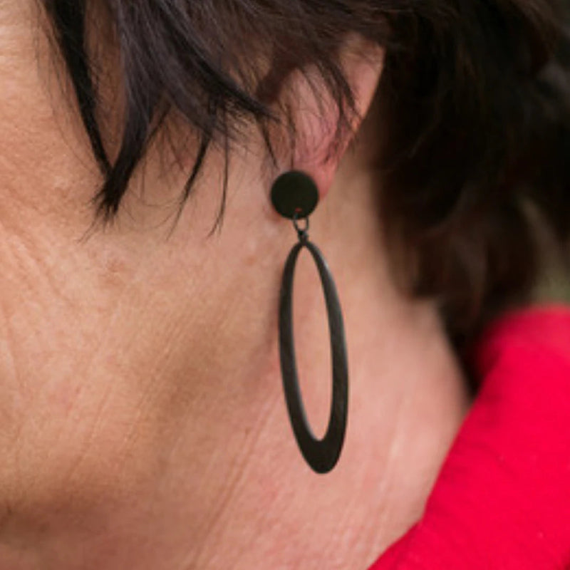 Ovale Long Earrings - FABULEUX VOUS Accessories LUMA NZ