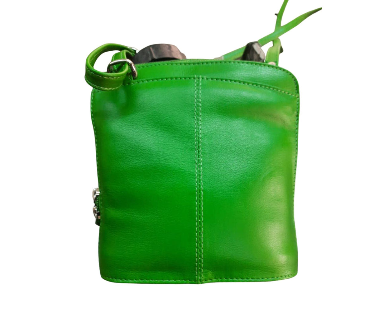 Paris Leather Handbag - BARON Accessories Lime NZ LUMA
