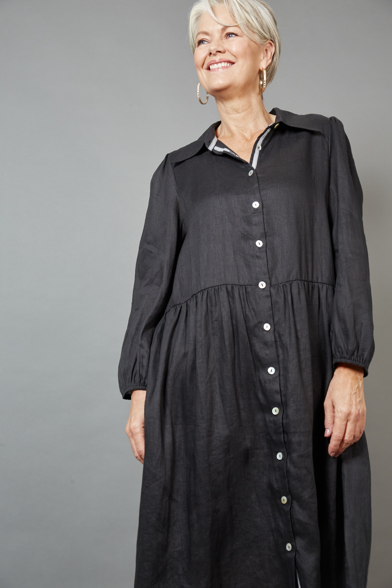 Studio Midi Shirt Dress - EB & IVE Dress NZ LUMA