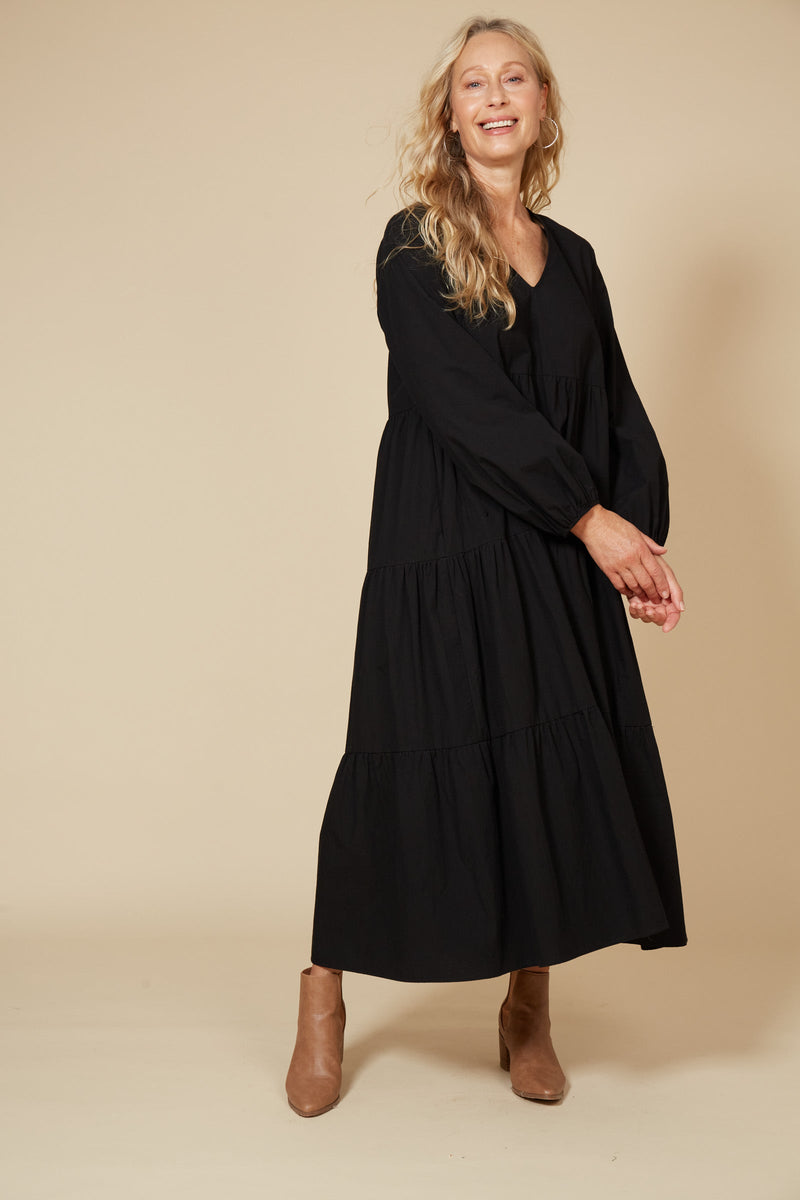 Studio Tiered Maxi Dress - EB & IVE Dress NZ LUMA