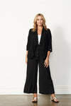 Summer Jacket with Back Detail - HOLMES & FALLON Jacket S M L XL XXL Black NZ LUMA 