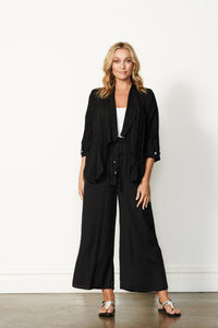 Summer Jacket with Back Detail - HOLMES & FALLON Jacket S M L XL XXL Black NZ LUMA 