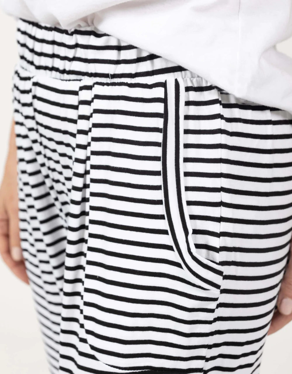 Striped pants nz top