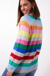Varna Stripe Jumper - HAVEN Top NZ LUMA